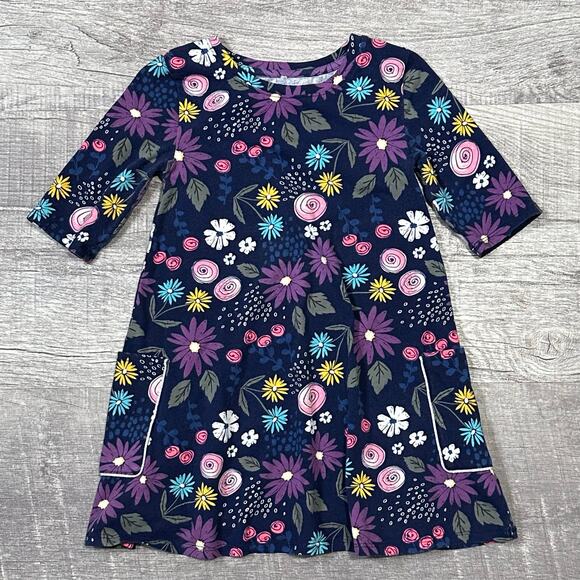 Carters Bundle Tunic Tops Girls 4T Plaid Pink & Navy Floral Dresses Long Shirts - Picture 7 of 10